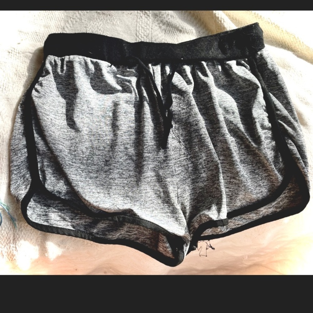 Grey booty shorts size small🌹